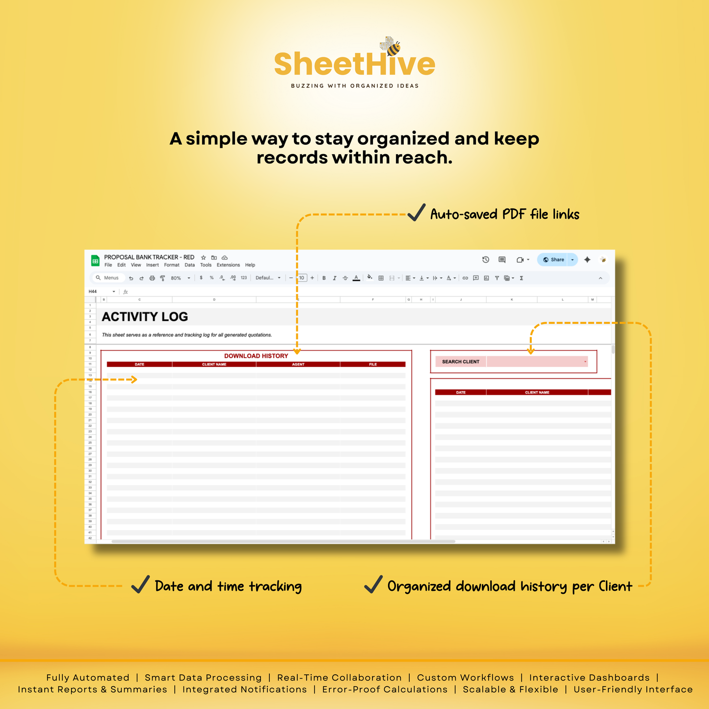 Proposal Bank Tracker for Financial Advisor and Insurance Agent PRO - BLUE